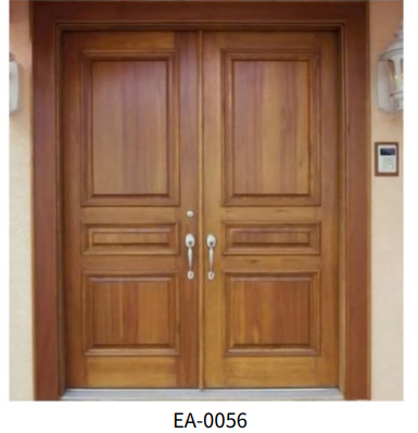 Porte en bois massif à panneaux - Photo 2