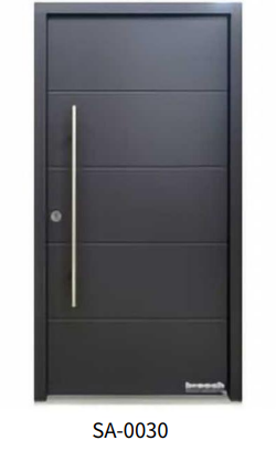 Porte d'entrée blindée moderne SA-0030