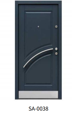 Porte d'entrée blindée moderne SA-0038