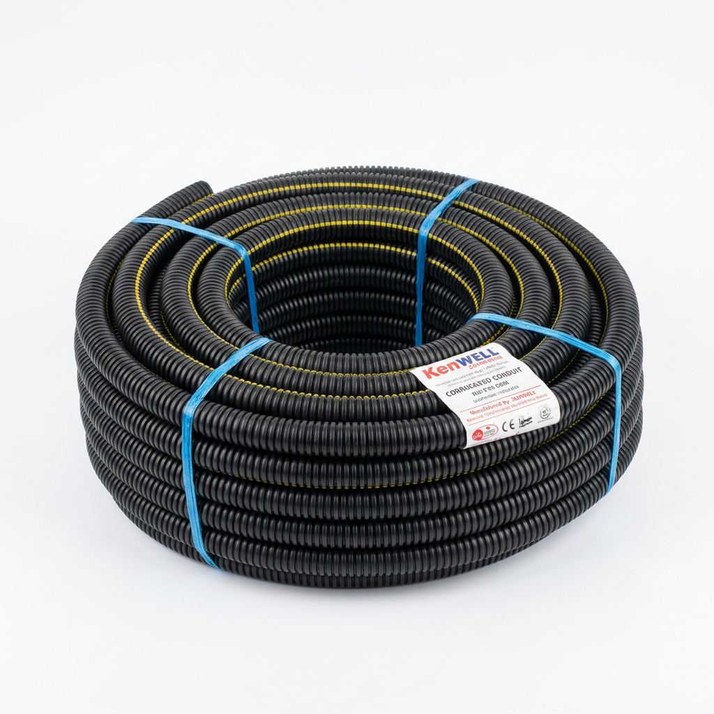 Gaine ICTA préfilée noire et jaune 25/100