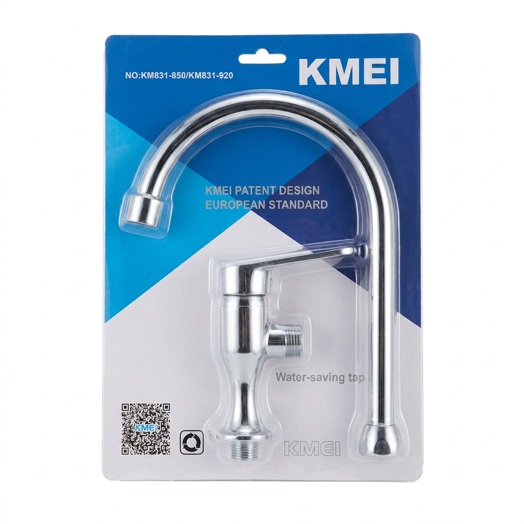Robinet mitigeur de cuisine KMEI à col de cygne, économiseur d'eau