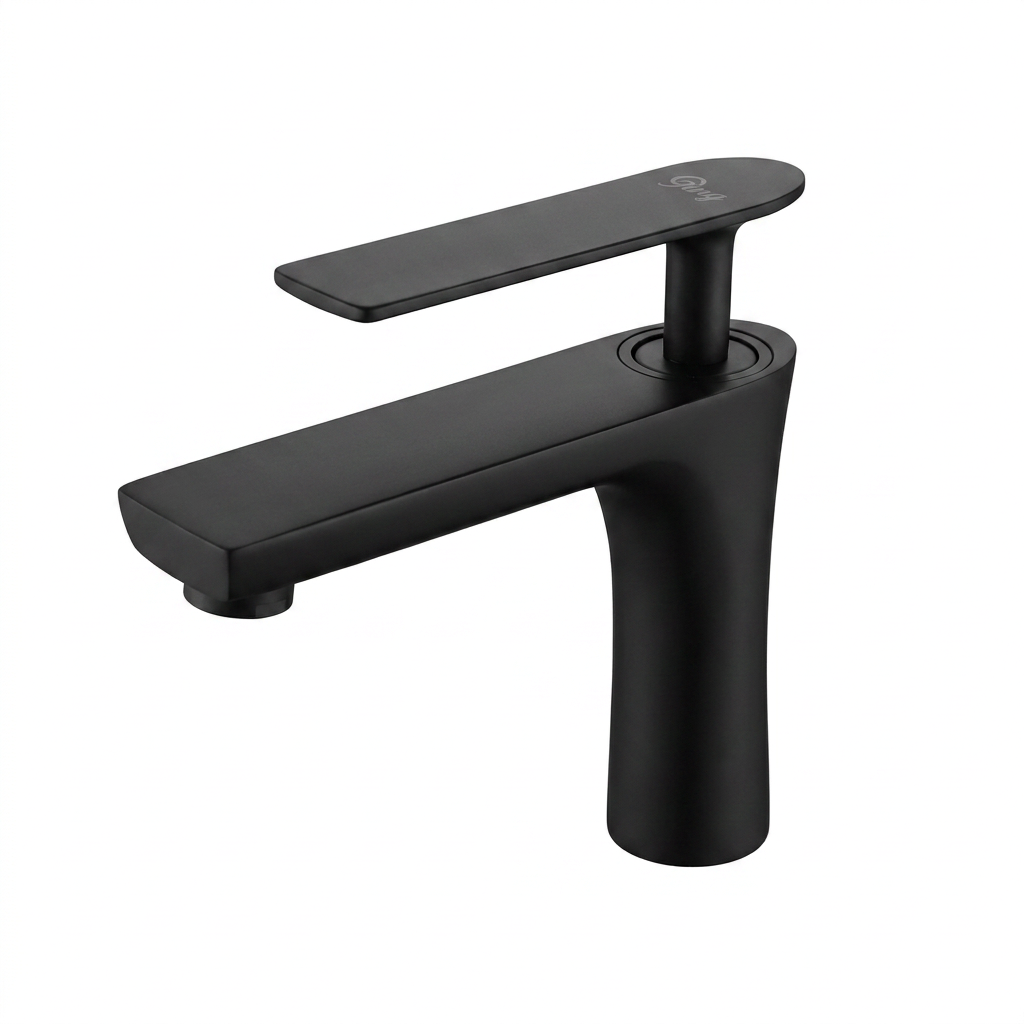 Mitigeur lavabo noir mat QJ5506H