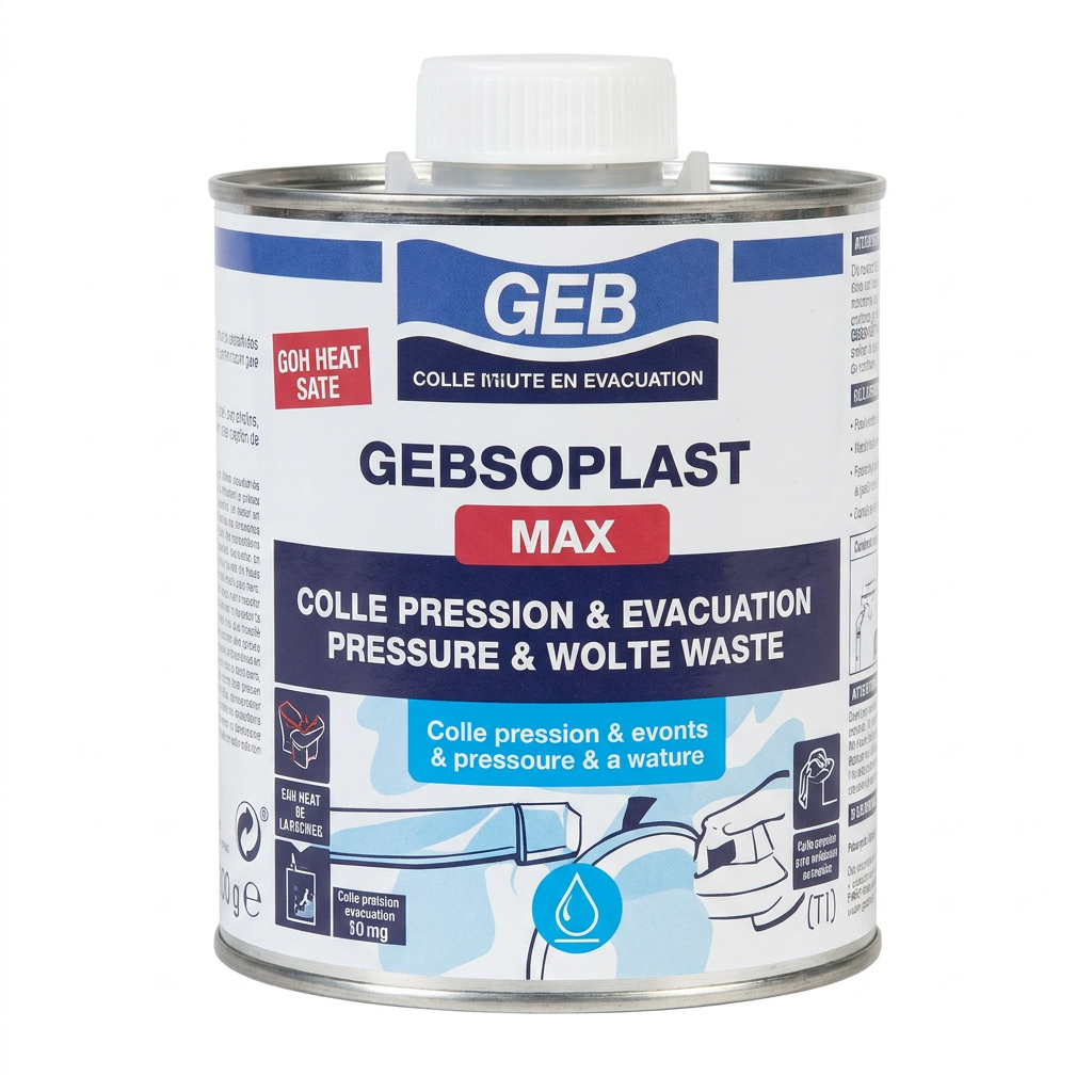 GEBSOPLAST MAX Colle Pression & Évacuation