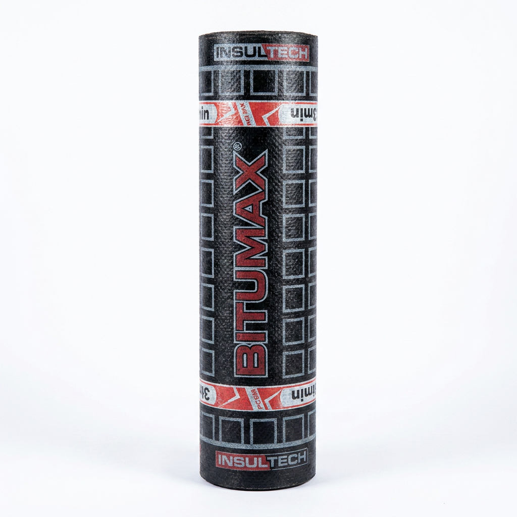 Membrane d'étanchéité bitumineuse en rouleau - Insultech BITUMAX / K-Max