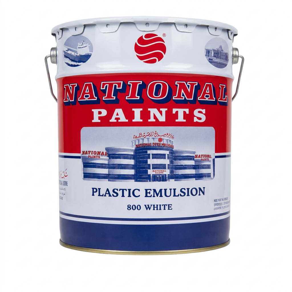 Peinture Émulsion Plastique NATIONAL PAINTS 800 White