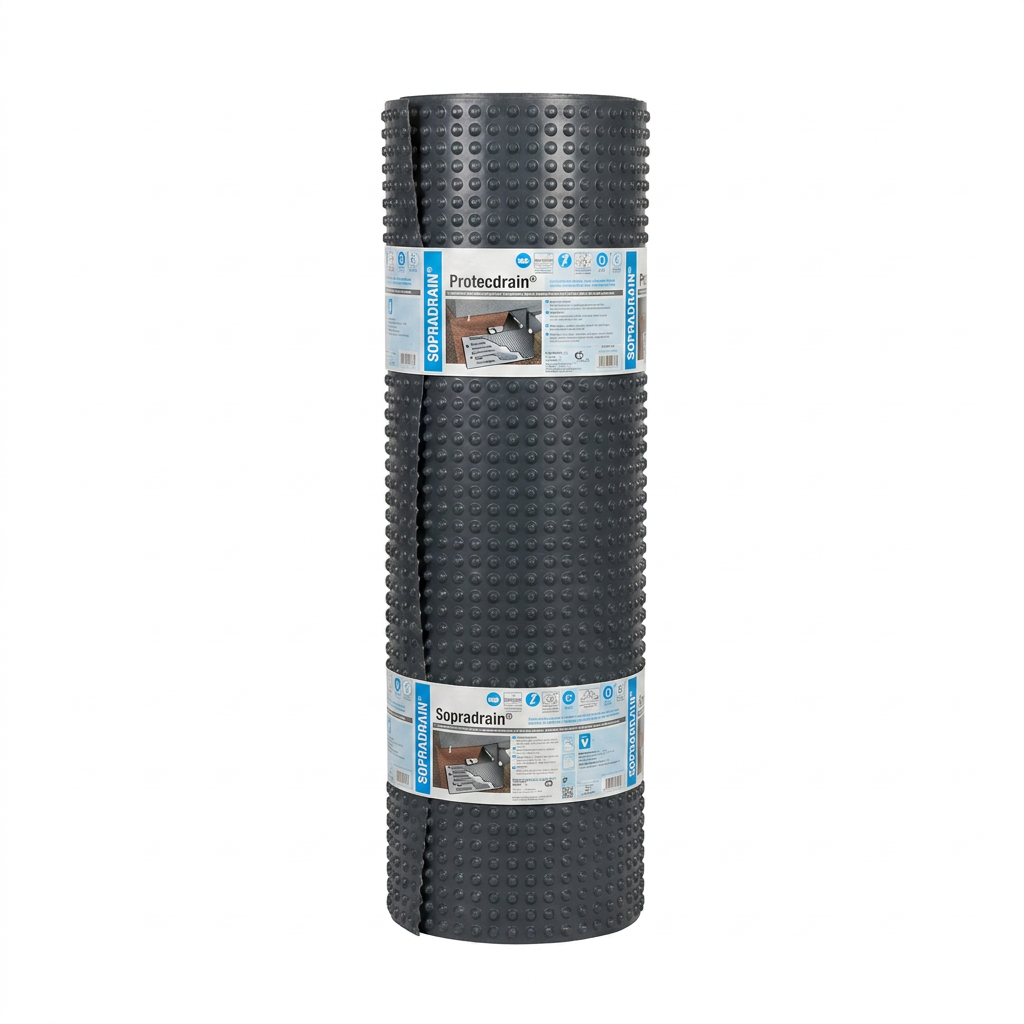 Membrane de drainage alvéolaire SOPRADRAIN®