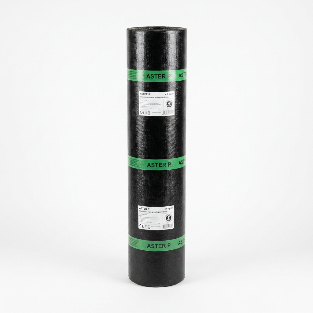 Rouleau de membrane d'étanchéité bitumineuse ASTER P 4.0 kg/m²