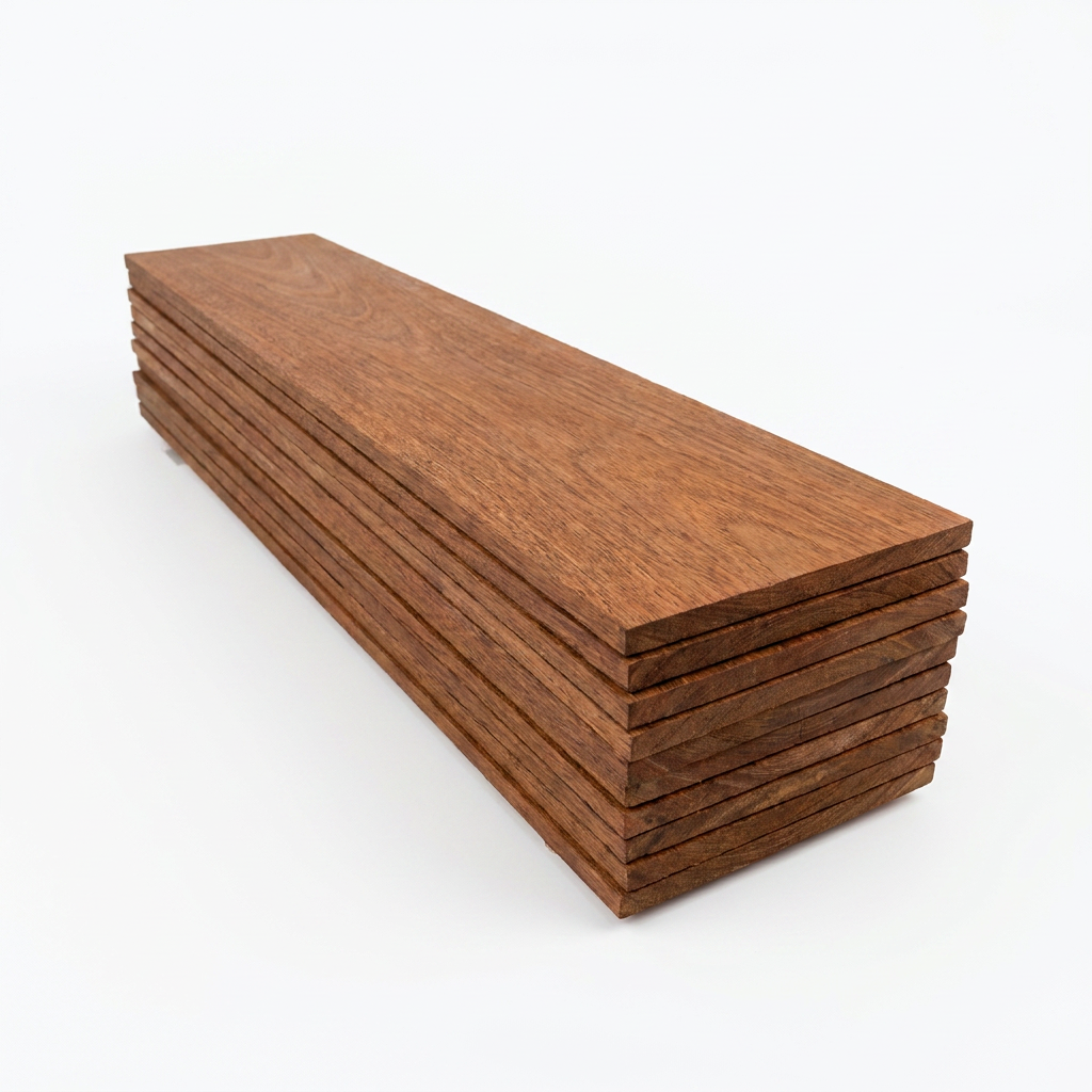 Planches de bois d'essence Fraquet (Iroko)