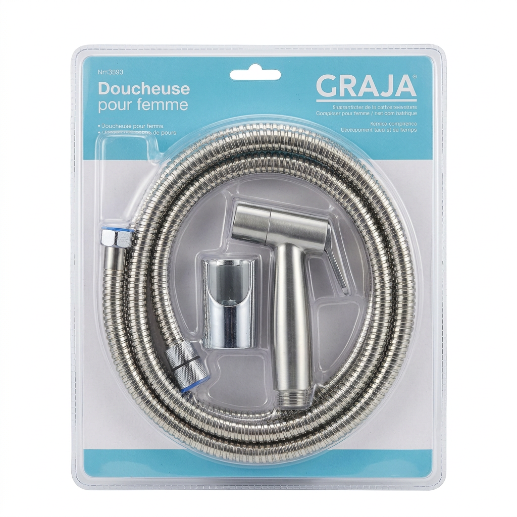 Flexible de douche pour douchette hygiénique (doucheuse)